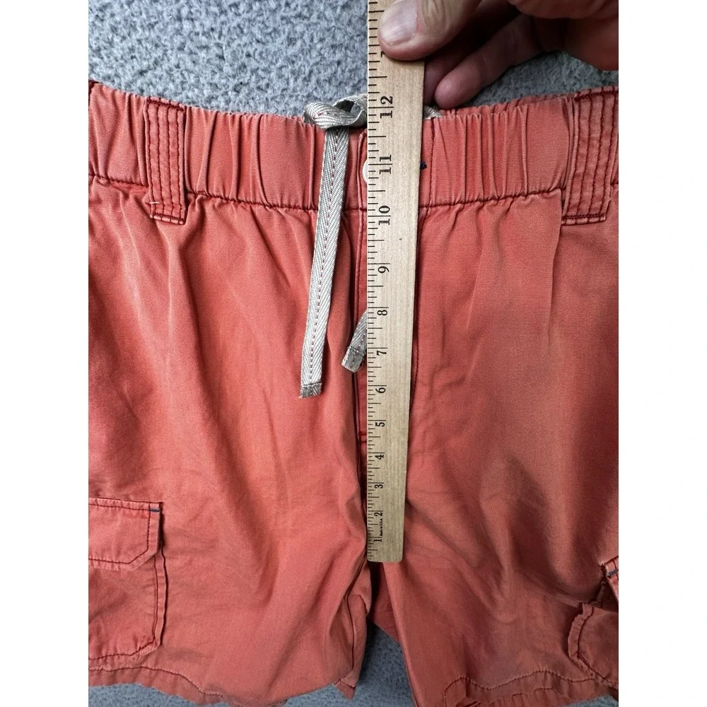 Tommy Bahama Cargo Shorts Mens Medium Coral Elastic Drawstring Relax